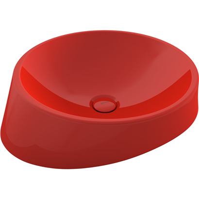 Bocchi Venezia 56 cm Çanak Lavabo Parlak Kırmızı