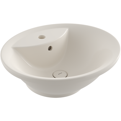 Bocchi Verona 50 cm Parlak Bisküvi Tezgah Üstü Lavabo