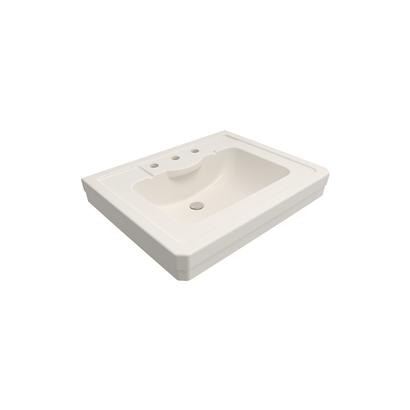 Bocchi Verona 71 cm Üç Delikli Parlak Bisküvi Lavabo