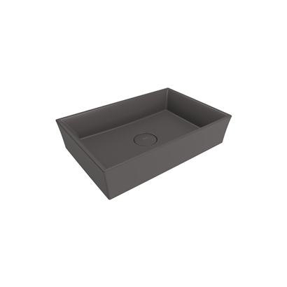 Bocchi Vessel 56 cm Dikdörtgen Mat Antrasit Lavabo