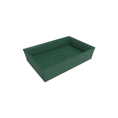 Bocchi Vessel 56 cm Dikdörtgen Mat Yeşil Lavabo