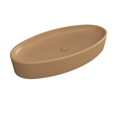 Bocchi Vessel Elips Çanak Lavabo 85 cm Mat Kaşmir