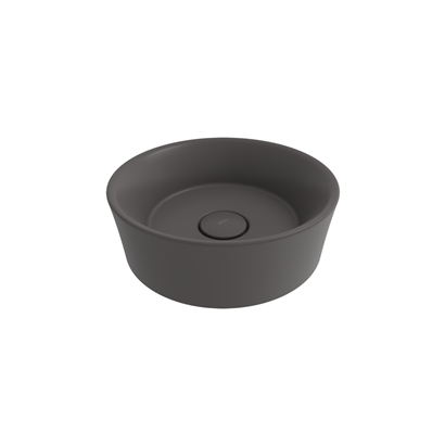Bocchi Vessel Yuvarlak Çanak Lavabo 38 cm Mat Antrasit