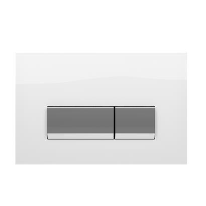 Bocchi Vivente Cam Metal Kumanda Paneli, Beyaz