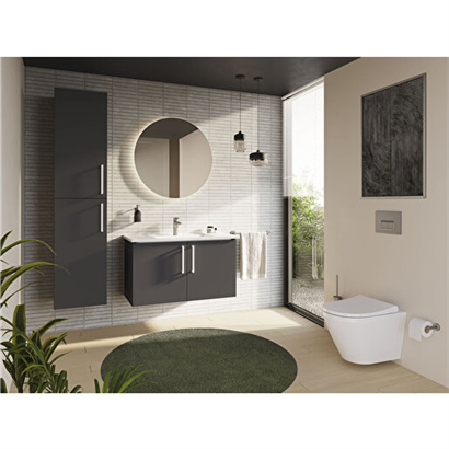 Vitra Origin Fırçalı Nikel Duvardan Tuvalet Fırçalığı