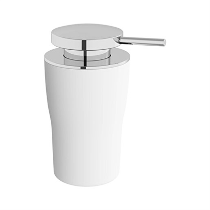 Vitra Eternity Sıvı Sabunluk Krom-Beyaz