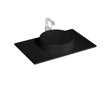 VitrA Metropole Mat Siyah Seramik Tezgah ,80 cm