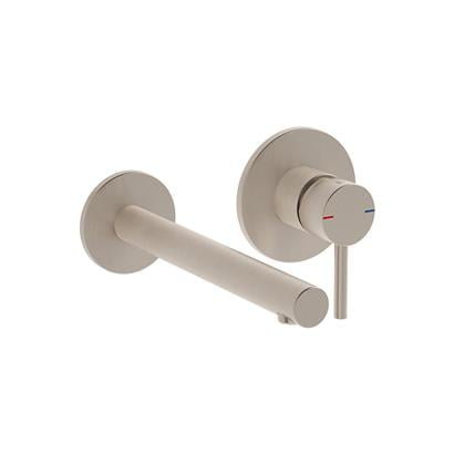 Vitra Origin Ankastre Lavabo Bataryası 2 Delikli Fırçalı Nikel