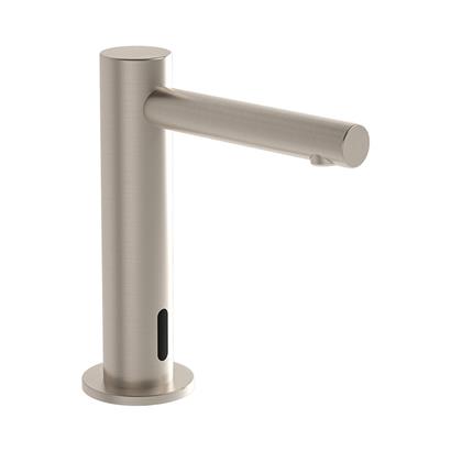 Vitra Origin Temassız Lavabo Bataryası (Pilli - Çift Su Girişli) Fırçalı Nikel