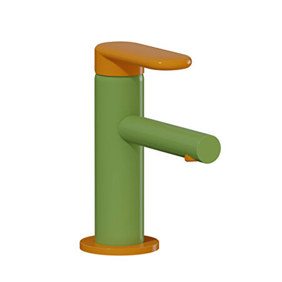 Vitra Sento Kids Origin Yeşil Sarı Çocuk Lavabo Bataryası Yeşil-Sarı