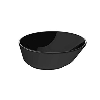 Vitra Geo Yuvarlak Çanak Lavabo Siyah, 38 Cm