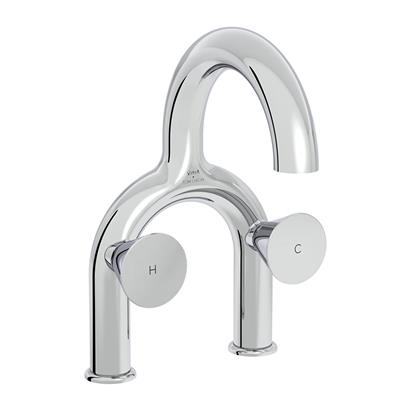 Vitra Liquid Lavabo Bataryası (2 Delikli Lavabolar İçin), Krom 