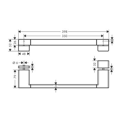 HansGrohe Addstoris Duş Kapı Kolu - 41759670