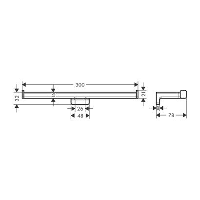 HansGrohe Addstoris İkili Tuvatet Kağıtlığı - 41748140