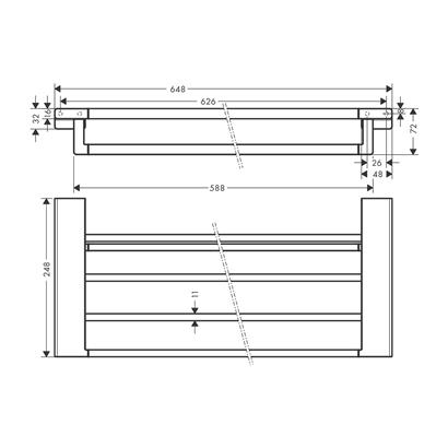 HansGrohe Addstoris Raflı Havluluk - 41751700