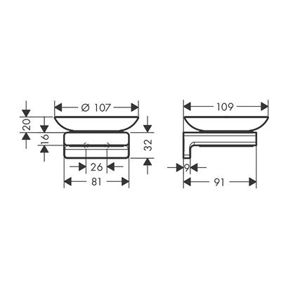 HansGrohe Addstoris Sabunluk - 41746670
