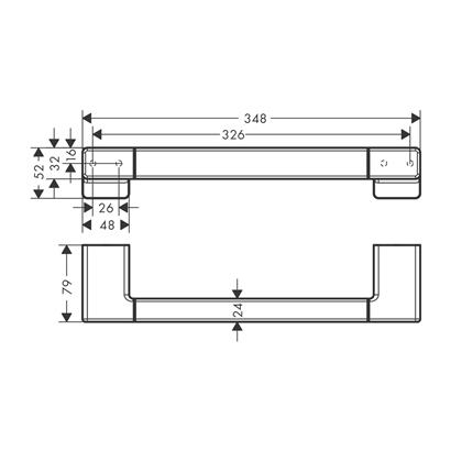 HansGrohe Addstoris Tutunma Barı - 41744000