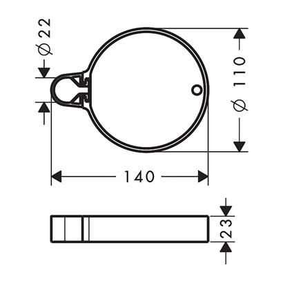 HansGrohe Casetta Sabunluk - 28678000