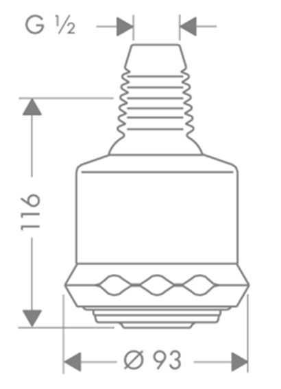HansGrohe Clubmaster Tepe Duşu 3 Jet - 28496000