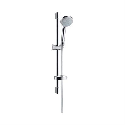 Hansgrohe Croma 100 Duş seti Vario, EcoSmart, krom 9 lt/ dk, 90 cm duş barı ve sabunluk ile - 27653000