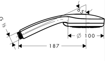 HansGrohe Croma 100 El Duşu Multi - 28536000