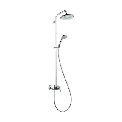 HansGrohe Croma Duş Kolonu 220 1 Jet, Tek Kollu Batarya İle - 27222000