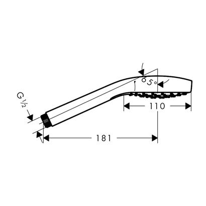HansGrohe Croma S El Duşu 1 Jet - 26804400