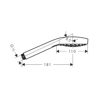 Hansgrohe Croma Select E 1 Jet Ecosmart Mat Bronz El Duşu Multi - 26815140