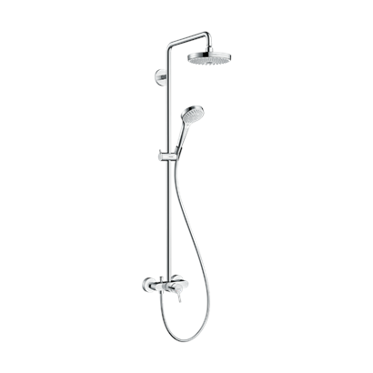 HansGrohe Croma Select S Duş Kolonu 180 2 Jet, Tek Kollu Batarya İle - 27255400
