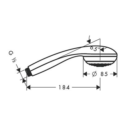 HansGrohe Crometta 85 El Duşu Mono Green 6L/Dk - 28561000