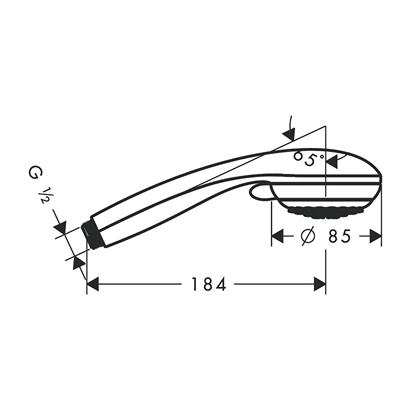 HansGrohe Crometta 85 El Duşu Vario - 28562000