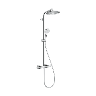 HansGrohe Crometta S Duş Kolonu 240 1 Jet, Ecosmart, Termostat İle - 27268000