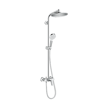 HansGrohe Crometta S Duş Kolonu 240 1 Jet, Tek Kollu Batarya İle - 27269000