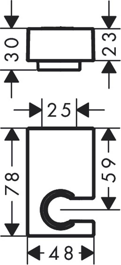 HansGrohe Duş Askısı Porter E - 28387140