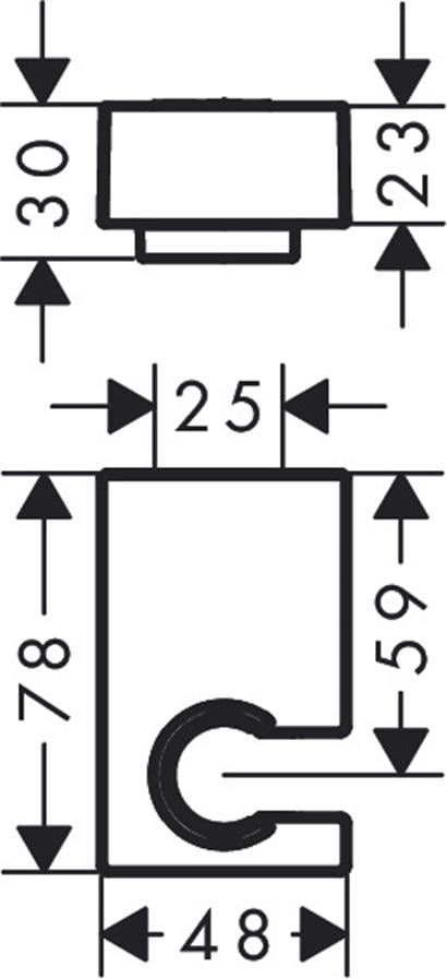 HansGrohe Duş Askısı Porter E - 28387700