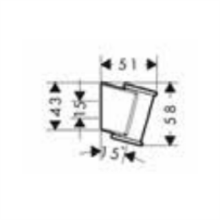 Hansgrohe Duş Askısı Porter Klasik Krom - 28324000