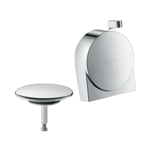 Hansgrohe Exafill S Dış Set Doldurmalı Küvet Trompleni, Gider ve Taşma Seti, Krom
