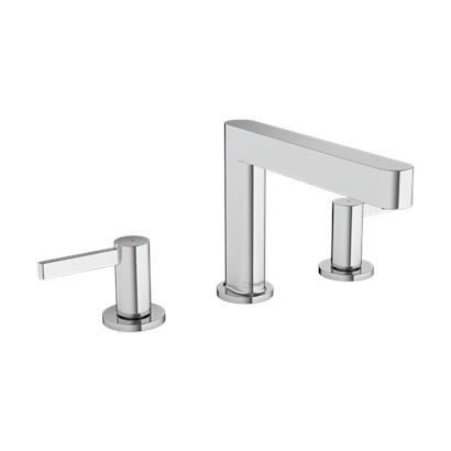 HansGrohe Finoris 3 - Delikli Lavabo Bataryası 110, Bas - Aç Gider Seti İle - 76033000
