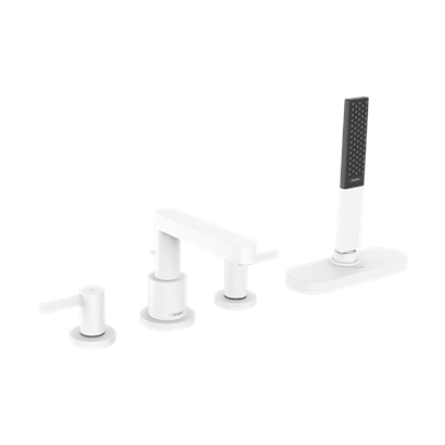 HansGrohe Finoris 4 - Delikli Küvet Kenarı Banyo Bataryası Sbox İle - 76444700