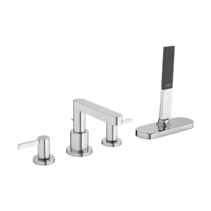 HansGrohe Finoris 4 - Delikli Küvet Kenarı Banyo Bataryası Sbox İle - 76444000