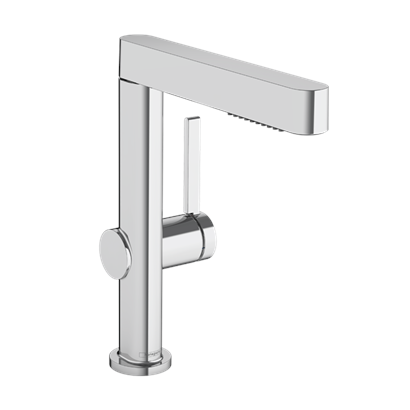 HansGrohe Finoris Tek Kollu Lavabo Bataryası 230, Çekilebilir El Duşu, 2Jet Ve Bas - Aç Gider Seti İle - 76063000