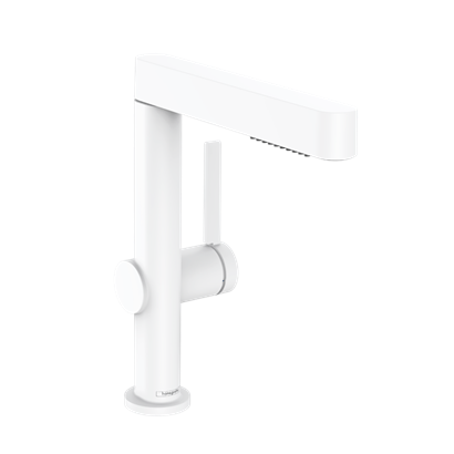 HansGrohe Finoris Tek Kollu Lavabo Bataryası 230, Çekilebilir El Duşu, 2Jet Ve Bas - Aç Gider Seti İle - 76063700