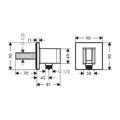 HansGrohe Fixfit E - 26889700