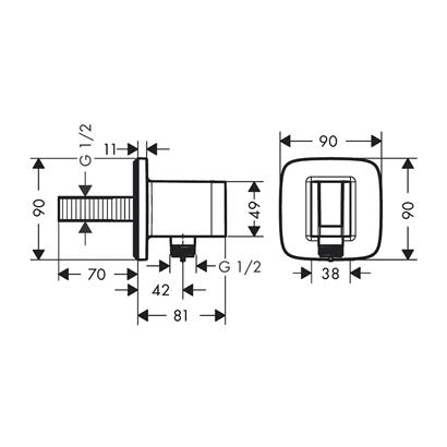 HansGrohe Fixfit Q - 26887700