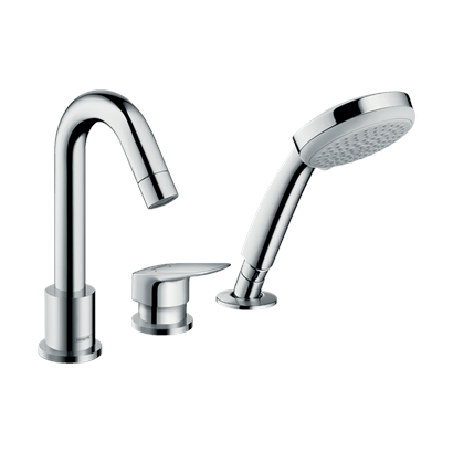HansGrohe Logis 3 - Delikli Küvet Kenarı Tek Kollu Banyo Bataryası - 71313000