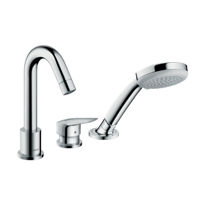 HansGrohe Logis 3 - Delikli Küvet Kenarı Tek Kollu Banyo Bataryası - 71310000