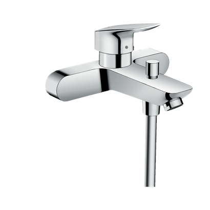 HansGrohe Logis Tek Kollu Banyo Bataryası Aplike, Merkez Mesafe 15.3 Cm - 71430000