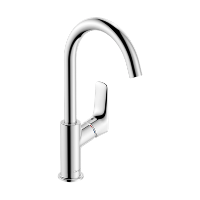 HansGrohe Logis Tek Kollu Lavabo Bataryası 210 Kumandalı, Döner Gaga İle - 71130000