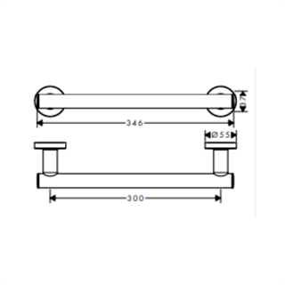 Hansgrohe Logis Universal Tutamak Krom - 41713000
