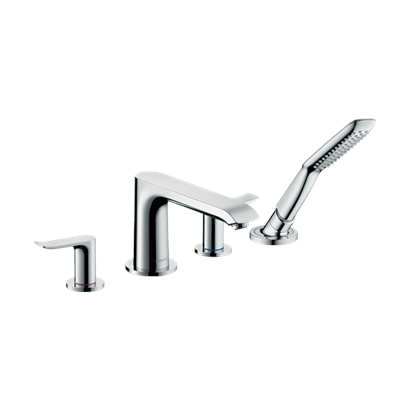HansGrohe Metris 4 - Delikli Küvet Kenarı Banyo Bataryası - 31442000